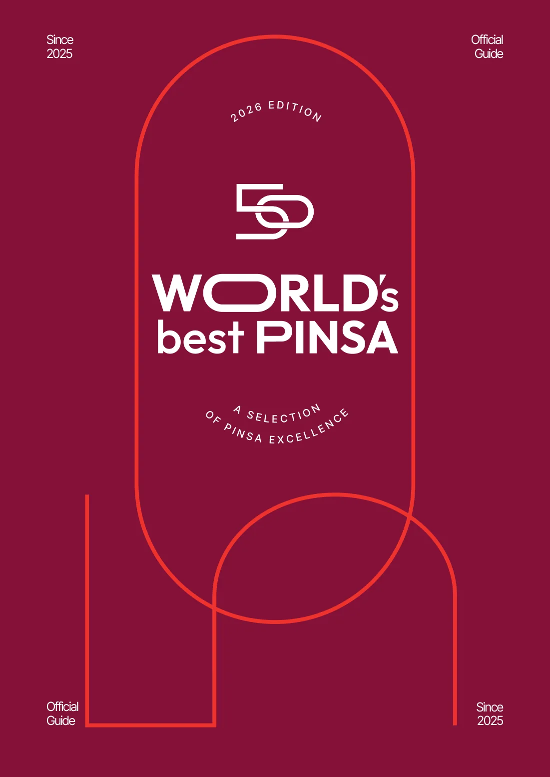 Copertina della guida 50 World's best Pinsa, edizione 2026